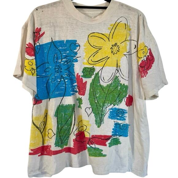 5 VTG Shirts Reseller Bundle- Y2K, UCLA, Jimmy Buffet, Floral AOP, Tony Packos - Picture 2 of 14